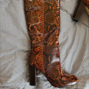Dune Brown Snake Boots!
